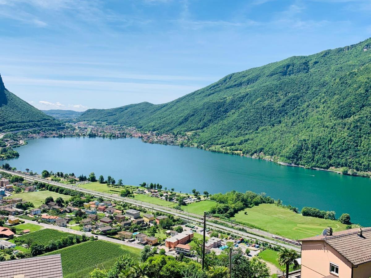Apartament Casa Rosa Rovio Zewnętrze zdjęcie